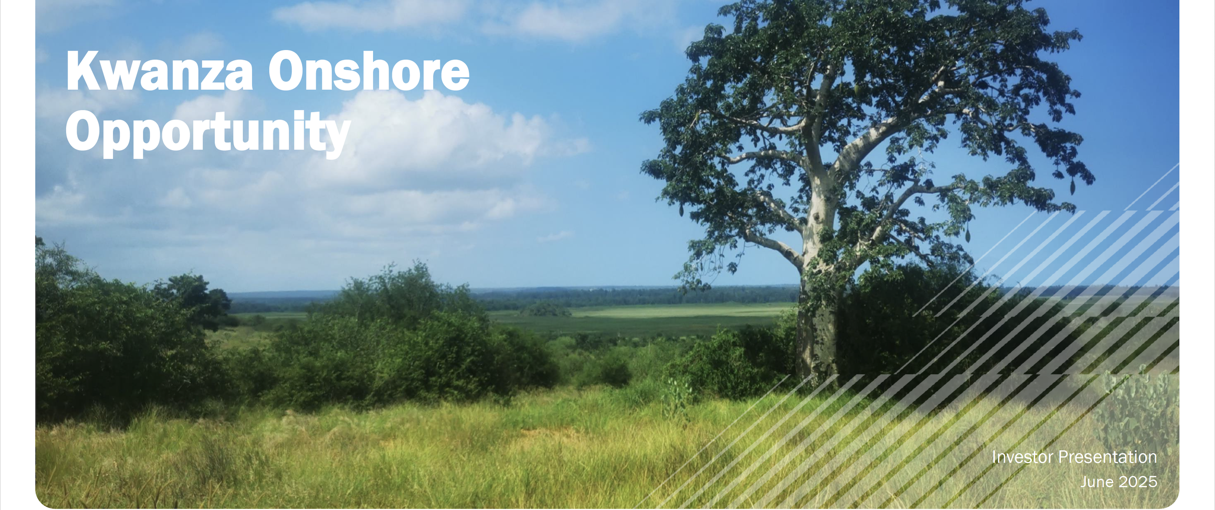 Investor Webinar Kwanza Onshore Opportunity